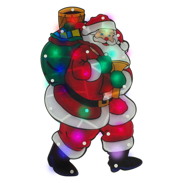 Leuchtender Weihnachtsmann LED RGB für Fenster