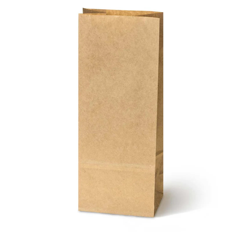 Papiertüten ohne Griff - Braun - 100x70x280mm - 1000 Stück