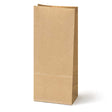 Blockbodenbeutel 10+6,5x19 cm, 70 g/m², braun, 100 Stück