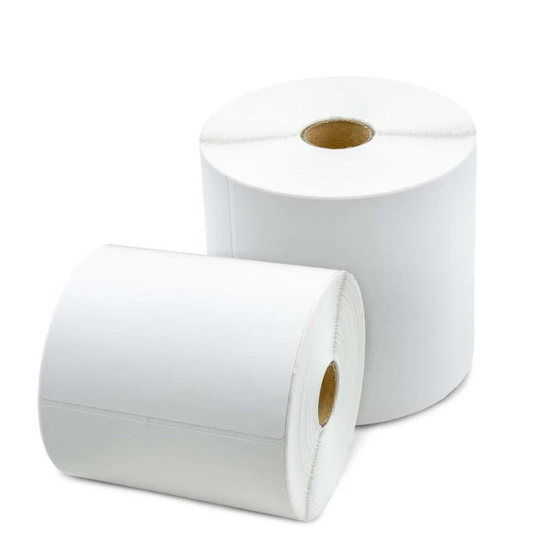 Thermoetiketten Weiß 10x15 cm – 500 Stück – kompatibel mit ZEBRA
