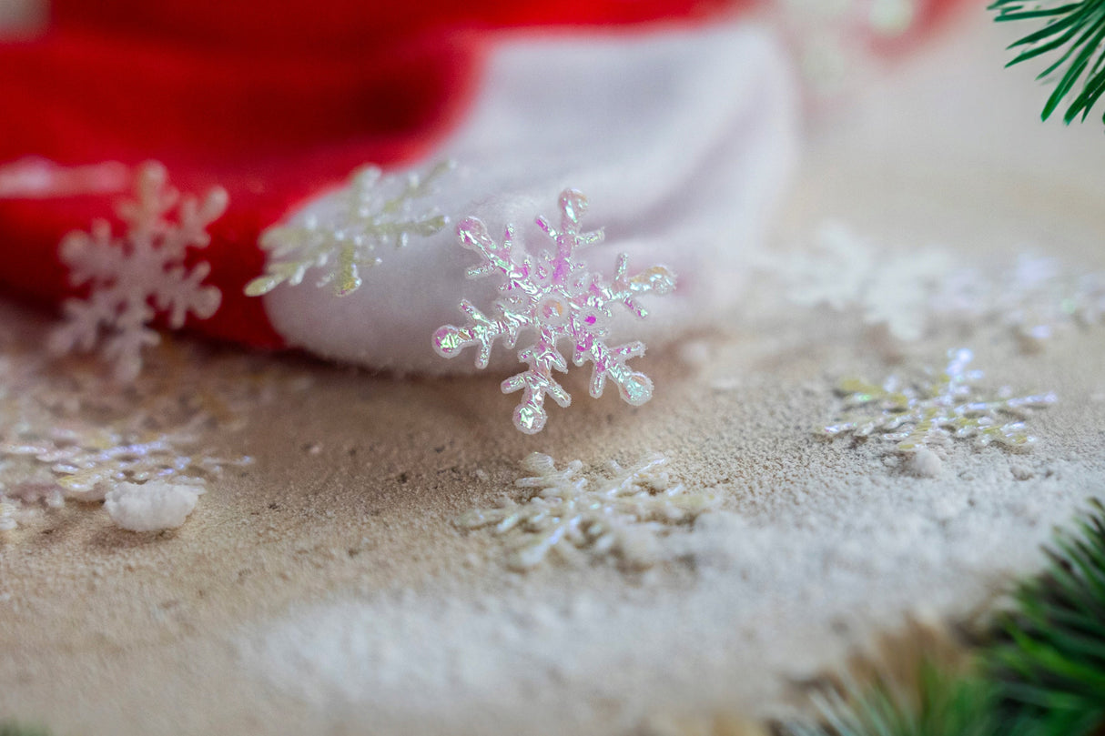 Dekoratives Schneeflockenkonfetti