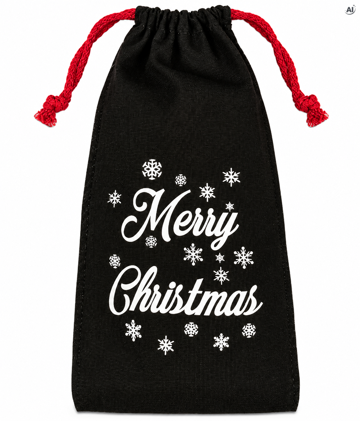 Woreczek bawełniany  15x30cm Merry Christmas