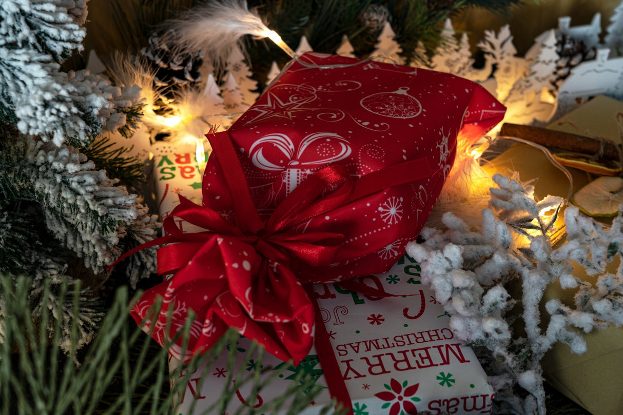 Weihnachts-Polyestertasche 20x35cm FÜR EIN GESCHENK