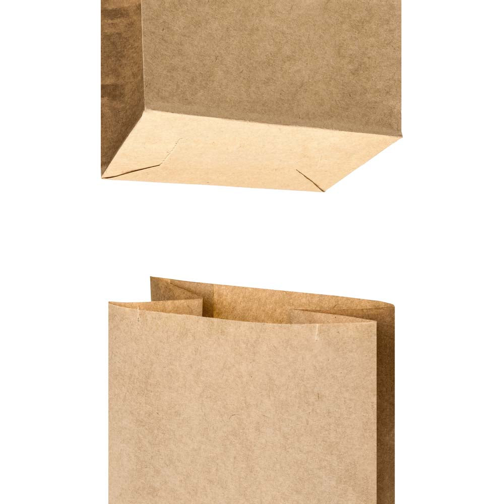 Papiertüten ohne Griff - Braune - 12+9,5x32,5cm - 1000 Stück