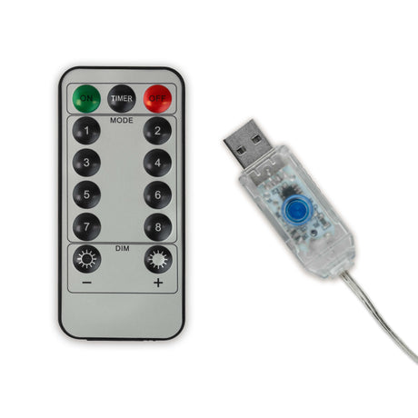 Lichtervorhang Lampen WARMES LICHT 3m