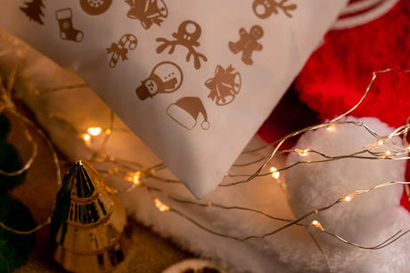 Weihnachts-Polyestertasche 16x21cm FROHE WEIHNACHTEN