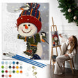 Malen nach Zahlen Schneemann 40x50 cm