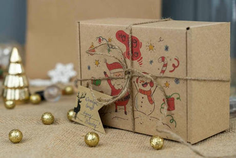 5 Stk. Geschenkboxen für Weihnachten