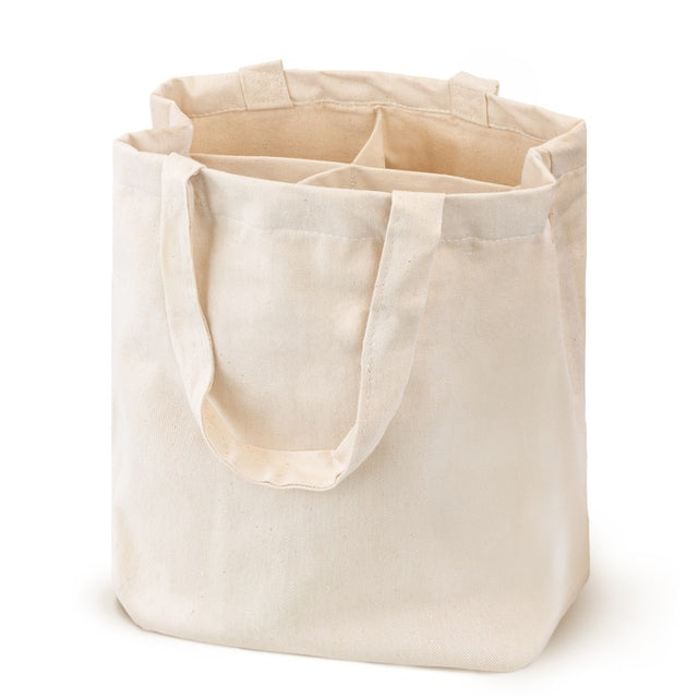 BAUMWOLLTASHE 17x17x28cm 300g MIT HOSEN für Viererpacks