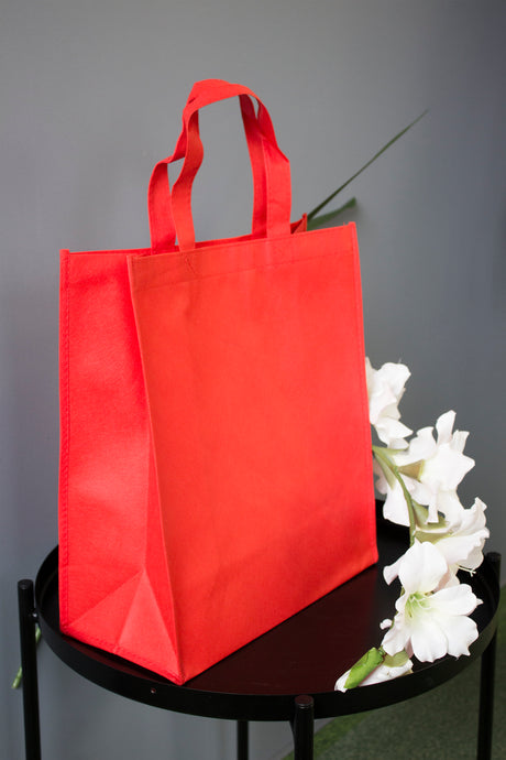 PP Tasche Rot - 300x150x350mm Griff: 38cm