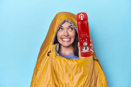 Weihnachtsthermoskanne rot 23×6cm 500 ml