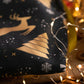 Polyester-Weihnachtsbeutel 30x45cm GOLDEN RENTIER