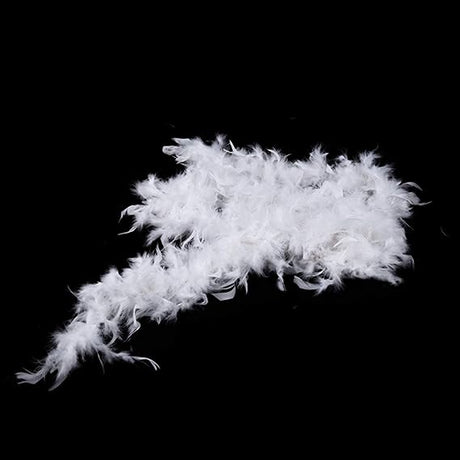 Engelsfederkette WEISS 1,8m