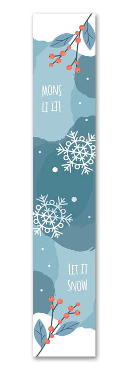 Große Weihnachtsaufkleber für Geschenke BLATT MIX