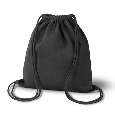 Turnbeutel aus Baumwolle 37 x 41 cm, 220 g/m², schwarz m2