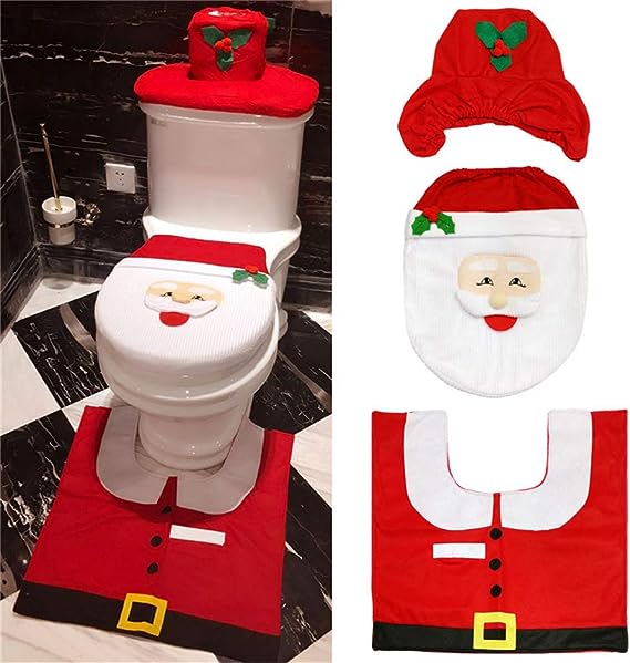 Weihnachten SET Toilettendeckel für das Badezimmer