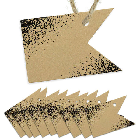 Tischkarten und Geschenkanhänger DOTS 10 St.