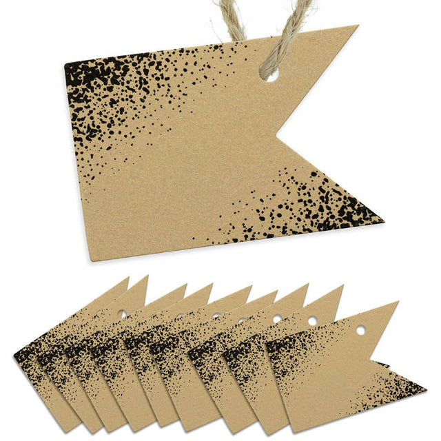 Tischkarten und Geschenkanhänger DOTS 10 St.