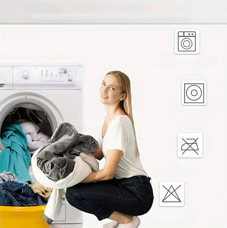 Dicker roter Decken-Sweatshirt, übergroßer Bademantel