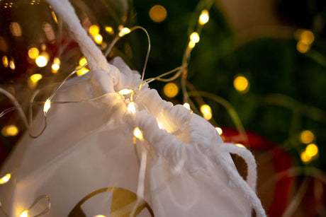 Weihnachts-Polyestertasche 16x21cm GOLDEN CANDY