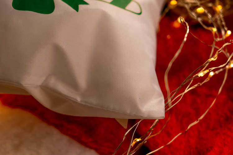 Weihnachts-Polyestertasche 16x21cm GRÜNE SÜSSIGKEITEN