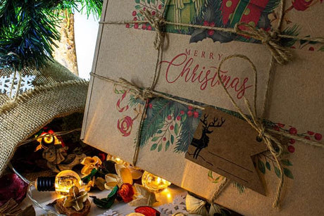 5 Stk. Geschenkboxen für Weihnachten