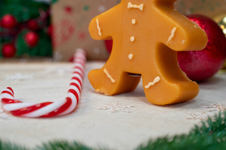 Weihnachtskerzen Schneemann Weihnachtsbaum Lebkuchen Lebkuchen KIT 3 Stk.