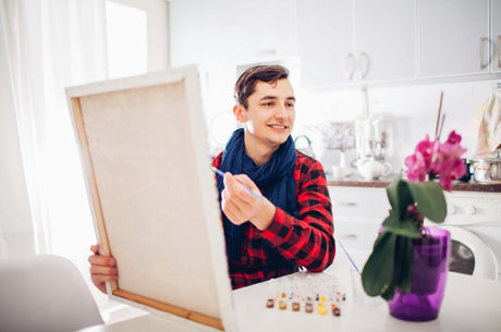 Malen nach Zahlen Weihnachtsbaum 40x50 cm