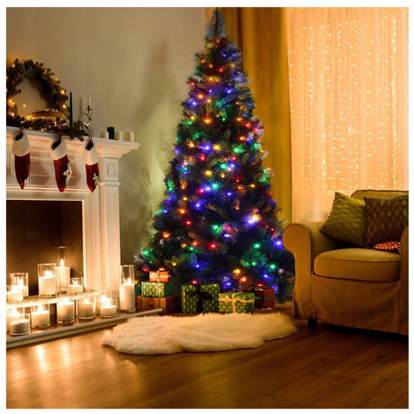 300 bunte LED-Weihnachtsbaumlichter