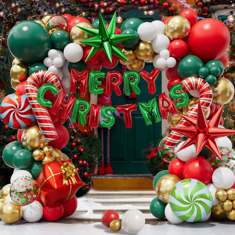 Frohe Weihnachten Ballongirlande