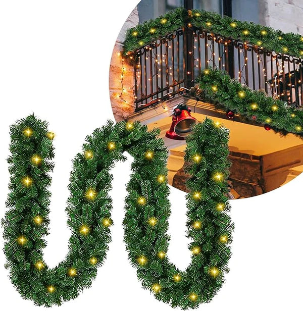 LED-Weihnachtsgirlande 5m WARMES LICHT