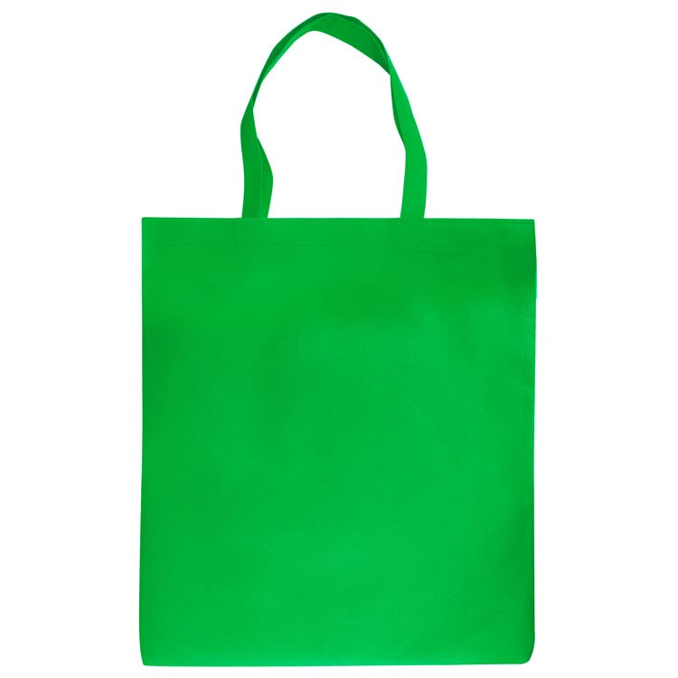 Polypropylen Tasche grün - 360x420mm, Henkel: 38cm