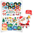Weihnachtsdeko-Aufkleber 10er Set.