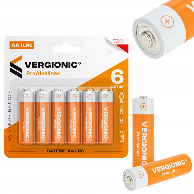 Vergionic AA Alkalibatterien 6 Stk. R6