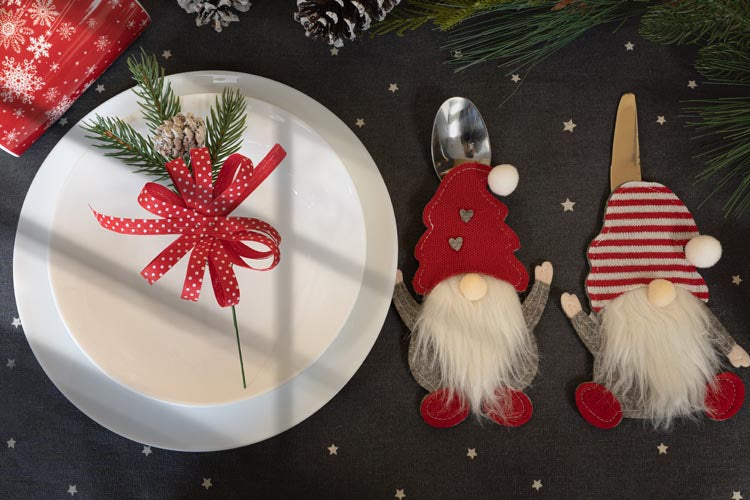 Weihnachtsbesteckhülle 3-tlg.