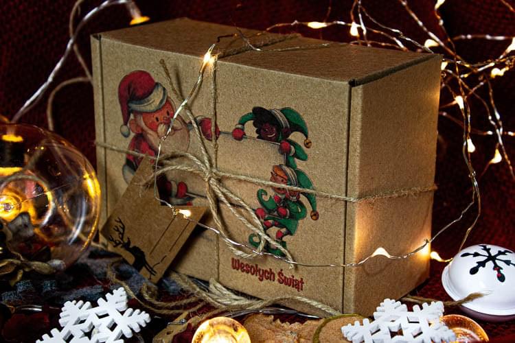 5 Stk. Geschenkboxen für Weihnachten