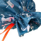 Weihnachtsbeutel aus Polyester 30x45cm WEISS RENTIER