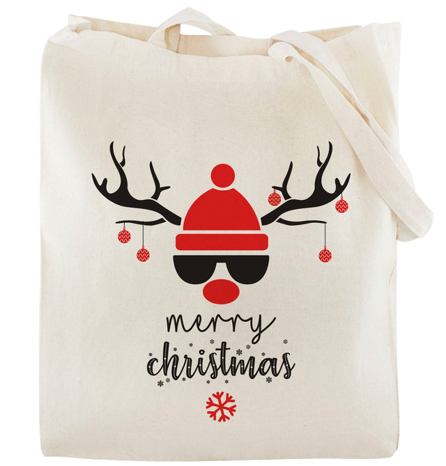 Weihnachts-Baumwolltasche CHRISTBAUMKUGEL