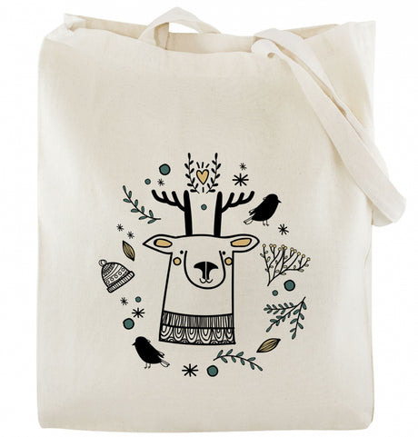 Weihnachten Baumwolltasche RENTIER