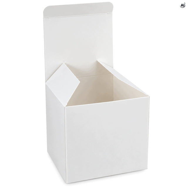 Papierboxen 100 x 100 x 100 mm, weiß