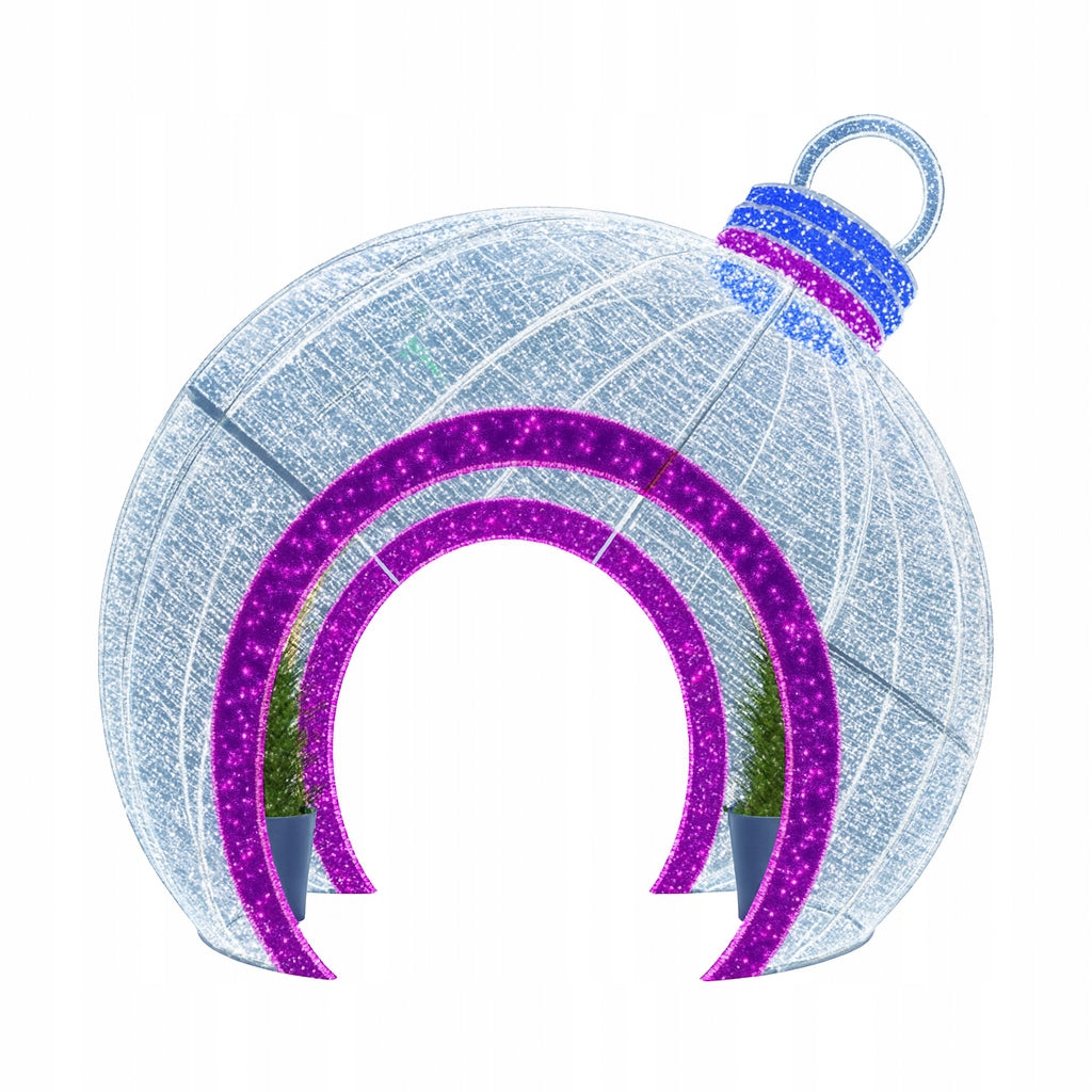 Weihnachtskugel 4,8x4m Urbane Straßendekoration