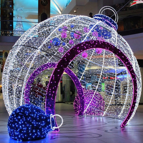 Weihnachtskugel 4,8x4m Urbane Straßendekoration