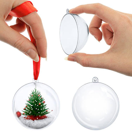 Transparente Kunststoffkugeln 5 Stk.