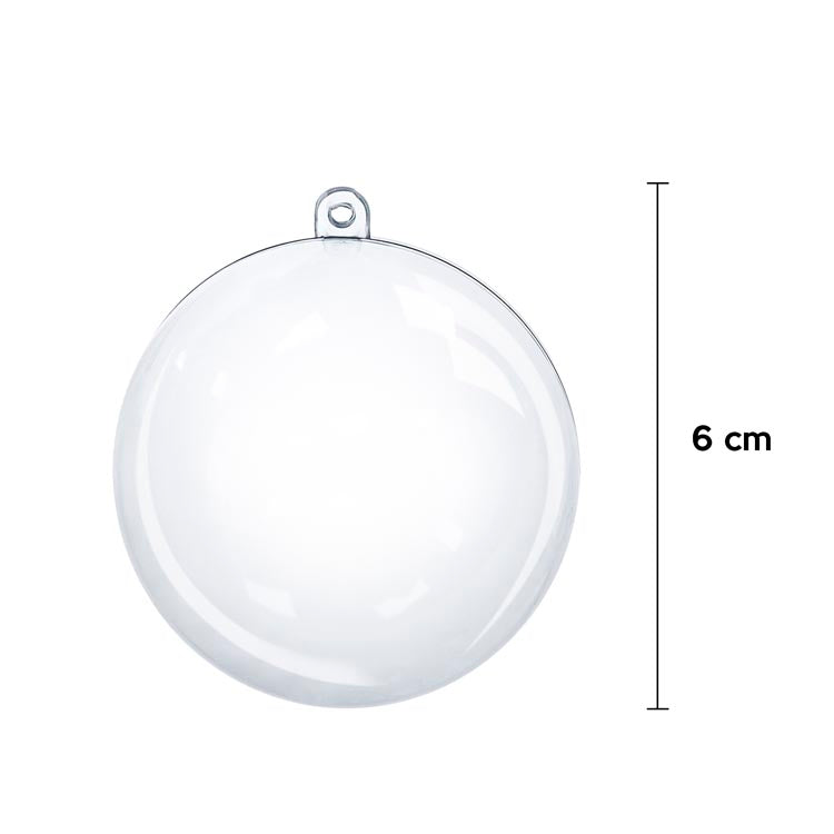 Transparente Kunststoffkugeln 5 Stk. 6
