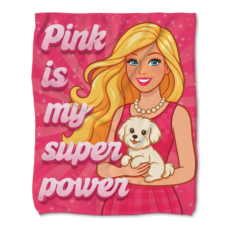 Baby Handtuch as Mikrofaser BARBIE PINK IS MY SUPERPOWER