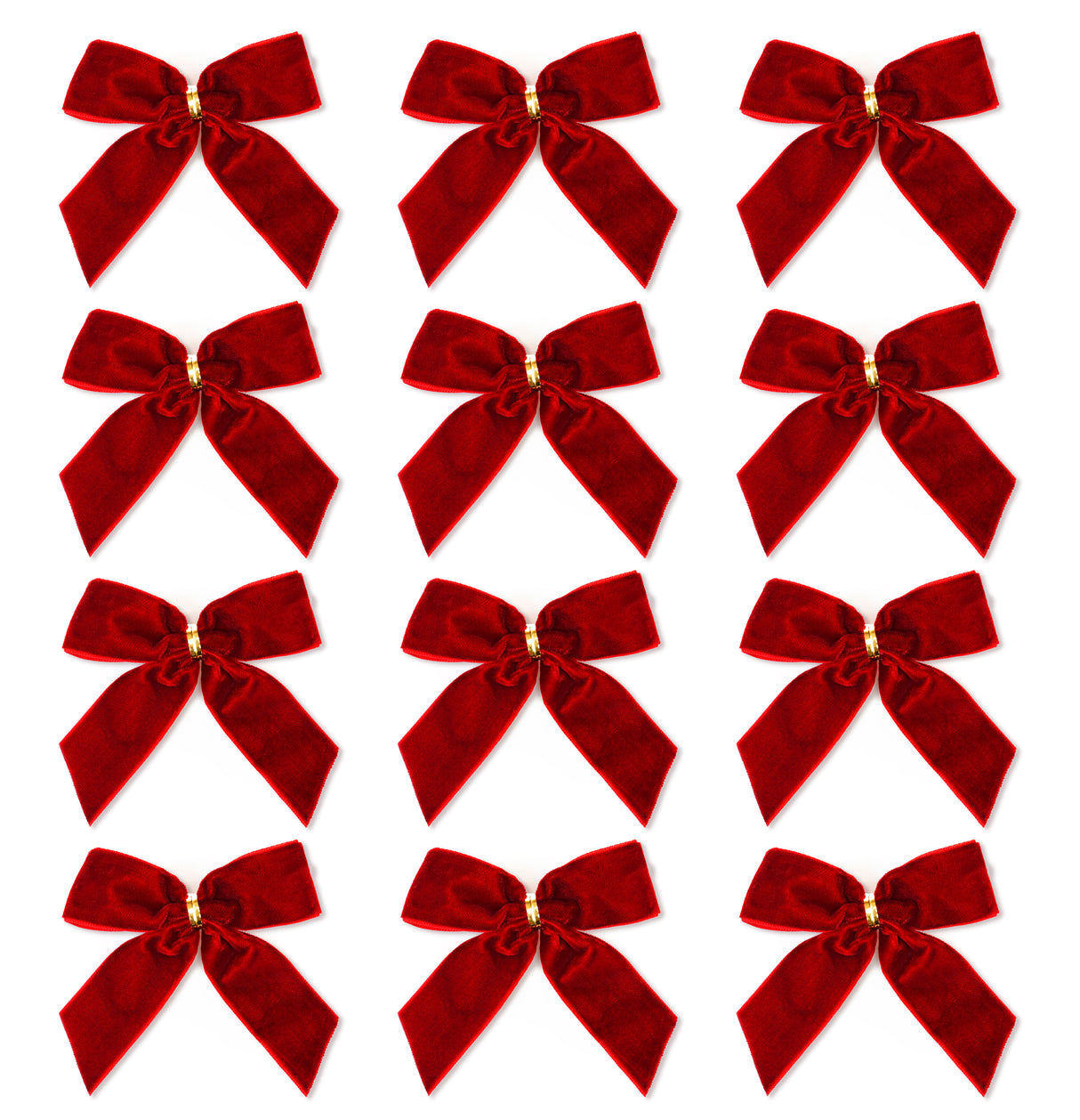 Schleifen Weihnachtsdeko 12 Stk