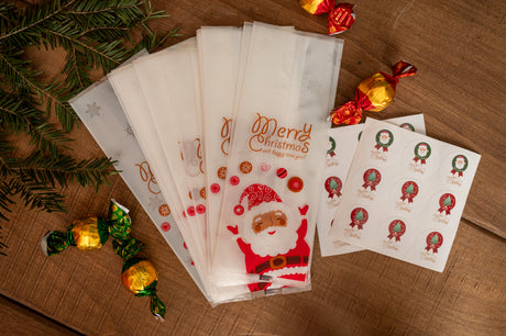 Transparente Zellophantüten für Kekse 25 Stück