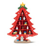 Dekorativer Weihnachtsbaum aus Holz, 29 cm Rot