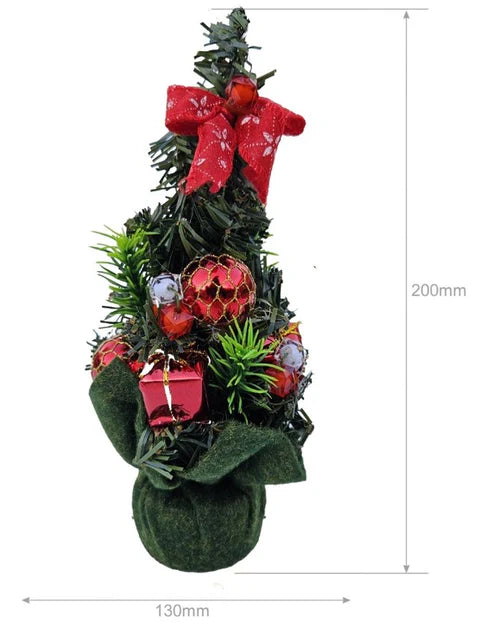 Dekorativer Weihnachtsbaum Rot 20 cm