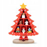 Dekorativer Weihnachtsbaum aus Holz, 18 cm Rot
